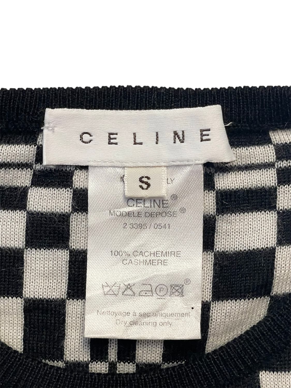 셀린느 캐시미어 패턴 슬리브리스 상품이미지6