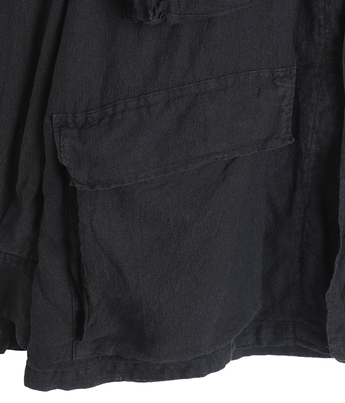 26SS Comoli 코모리 실크 코튼 B.D.U 자켓 페이드 블랙 상품이미지4