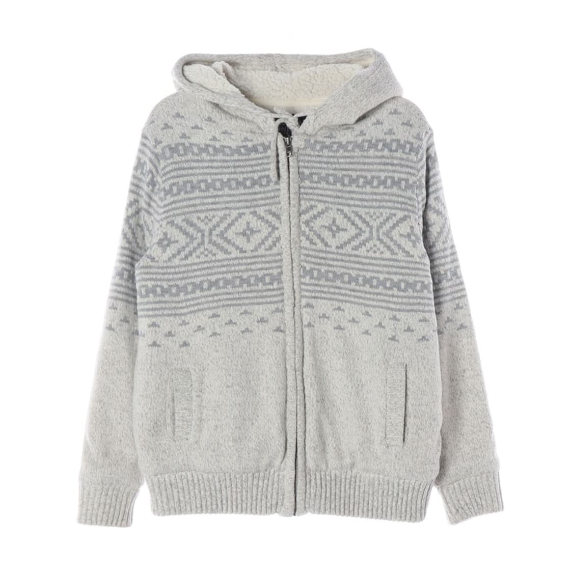 DESIGN UNITED 노르딕 페어아일 보아안감 후드집업 XL 상품이미지1