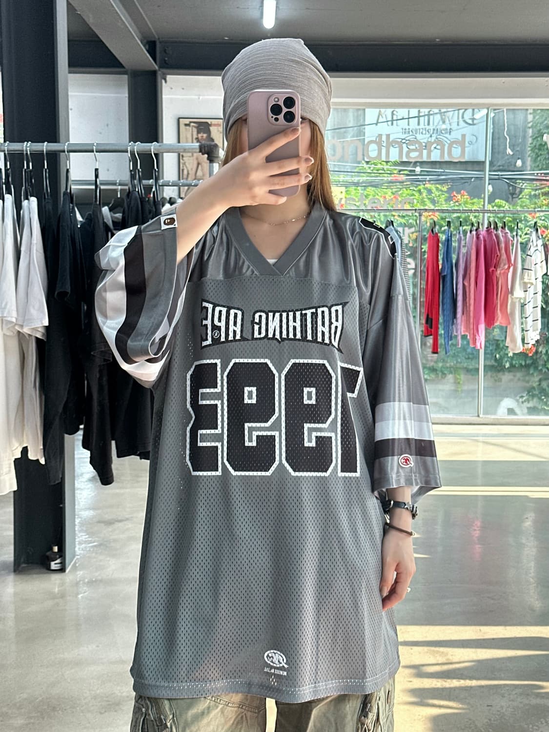 베이프 1993 풋볼 져지 반팔티 상품이미지4