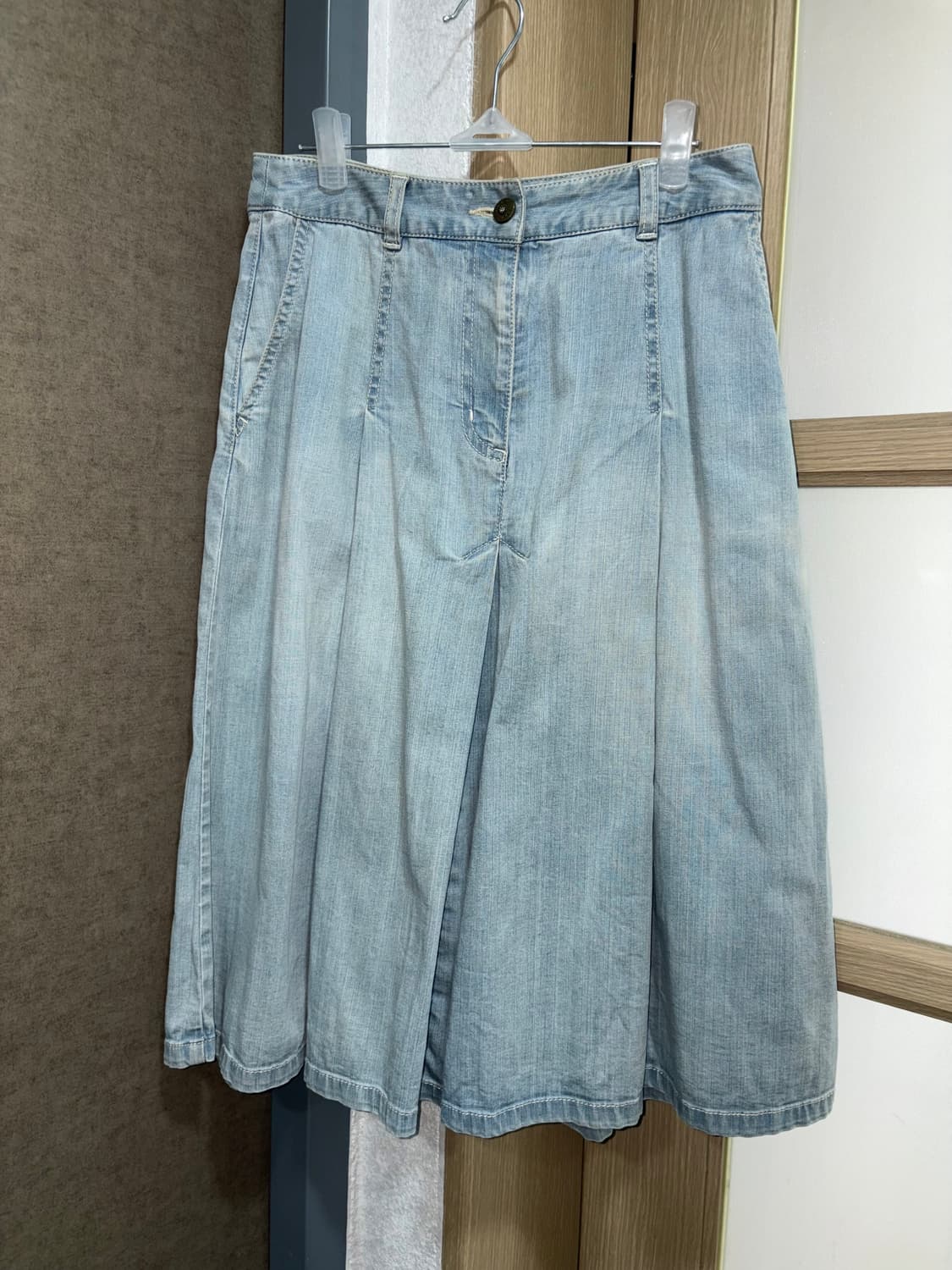 연청 데님 미디 스커트 상품이미지10