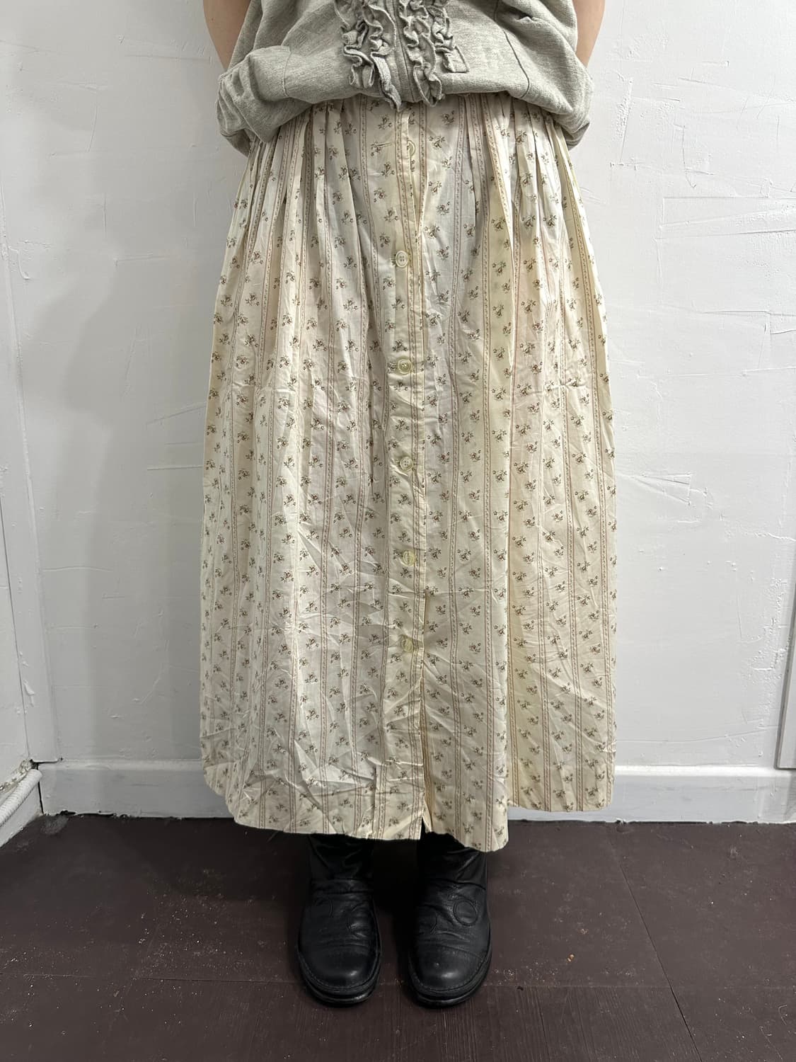 honbyra mori flower skirt 상품이미지1