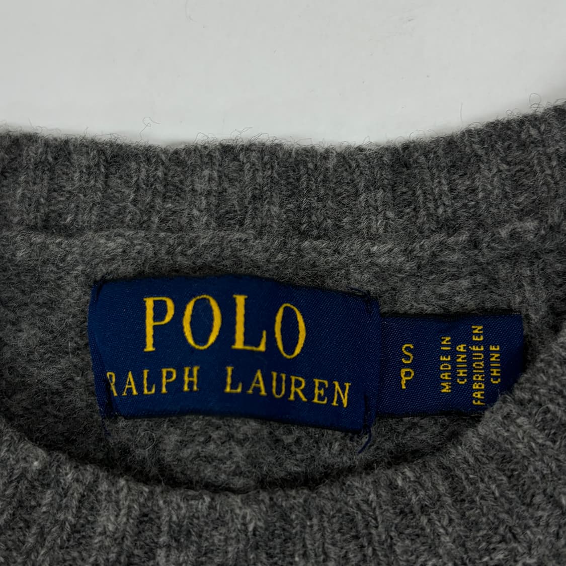 폴로 울 케이블 니트 상품이미지7