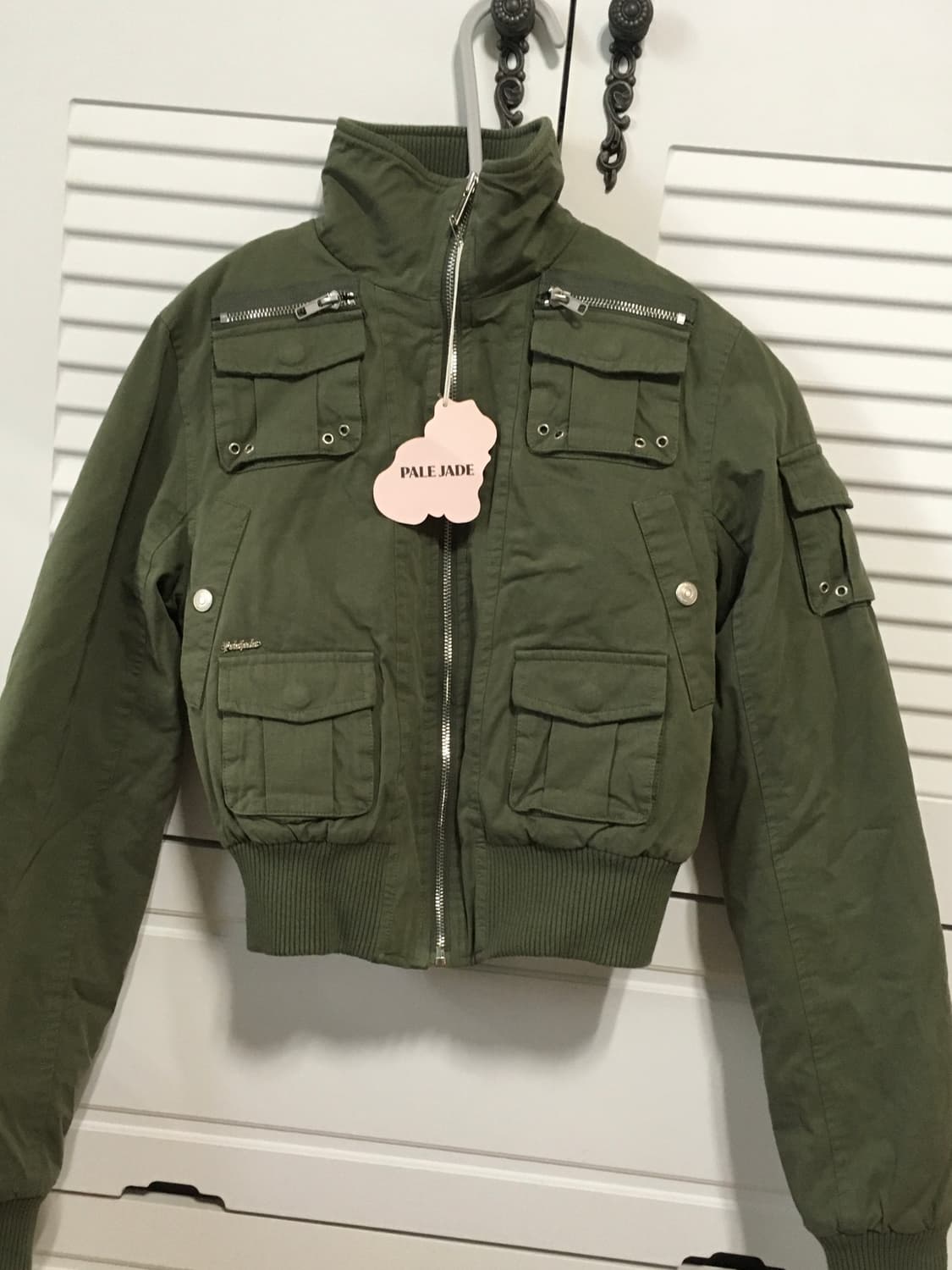 페일제이드 코튼 포켓 크롭 봄버 자켓 상품이미지2