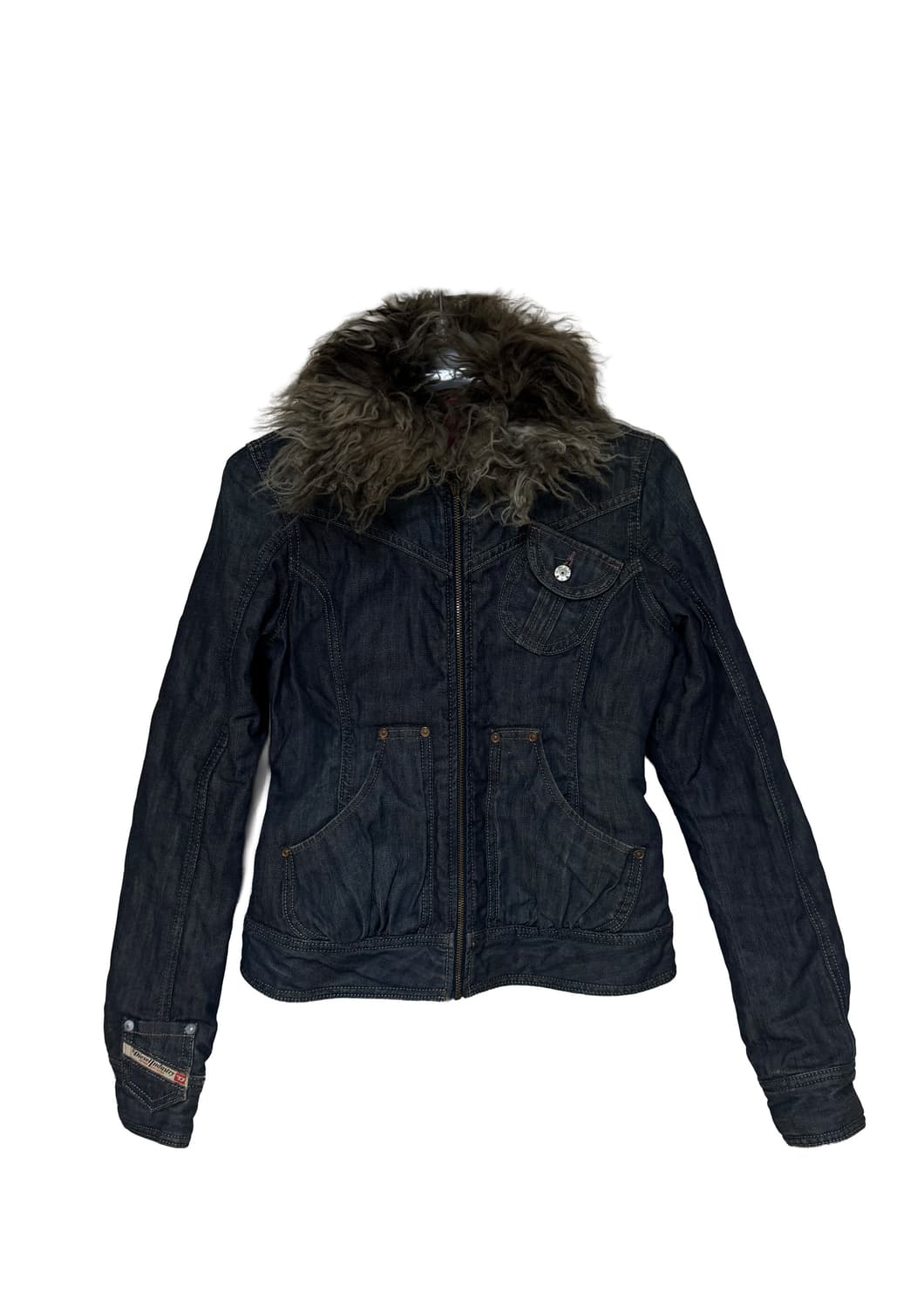 디젤 데님 퍼 점퍼 자켓 상품이미지2