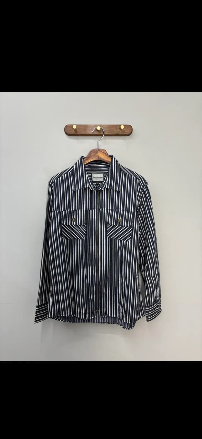 빈티지 VILLAND 스트라이프 셔츠 웨스턴 자켓 H1436 상품이미지2