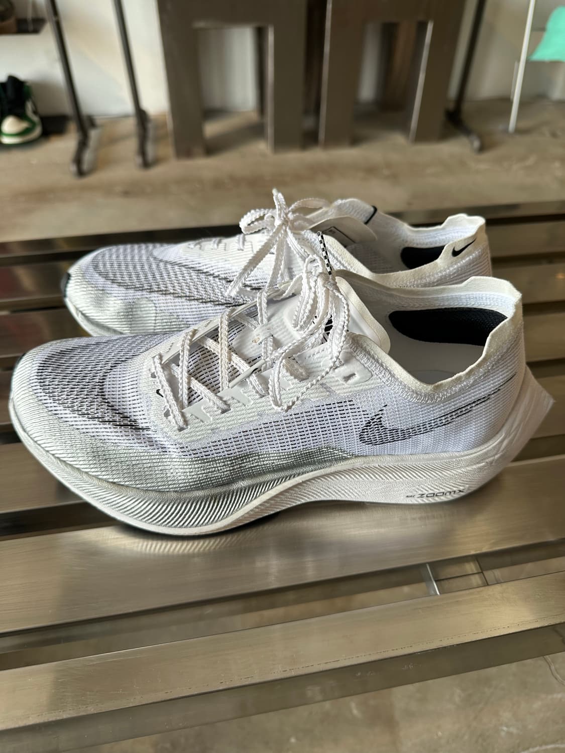 나이키 줌 베이퍼플라이 넥스트% 2 흰색/메탈릭 실버 상품이미지3