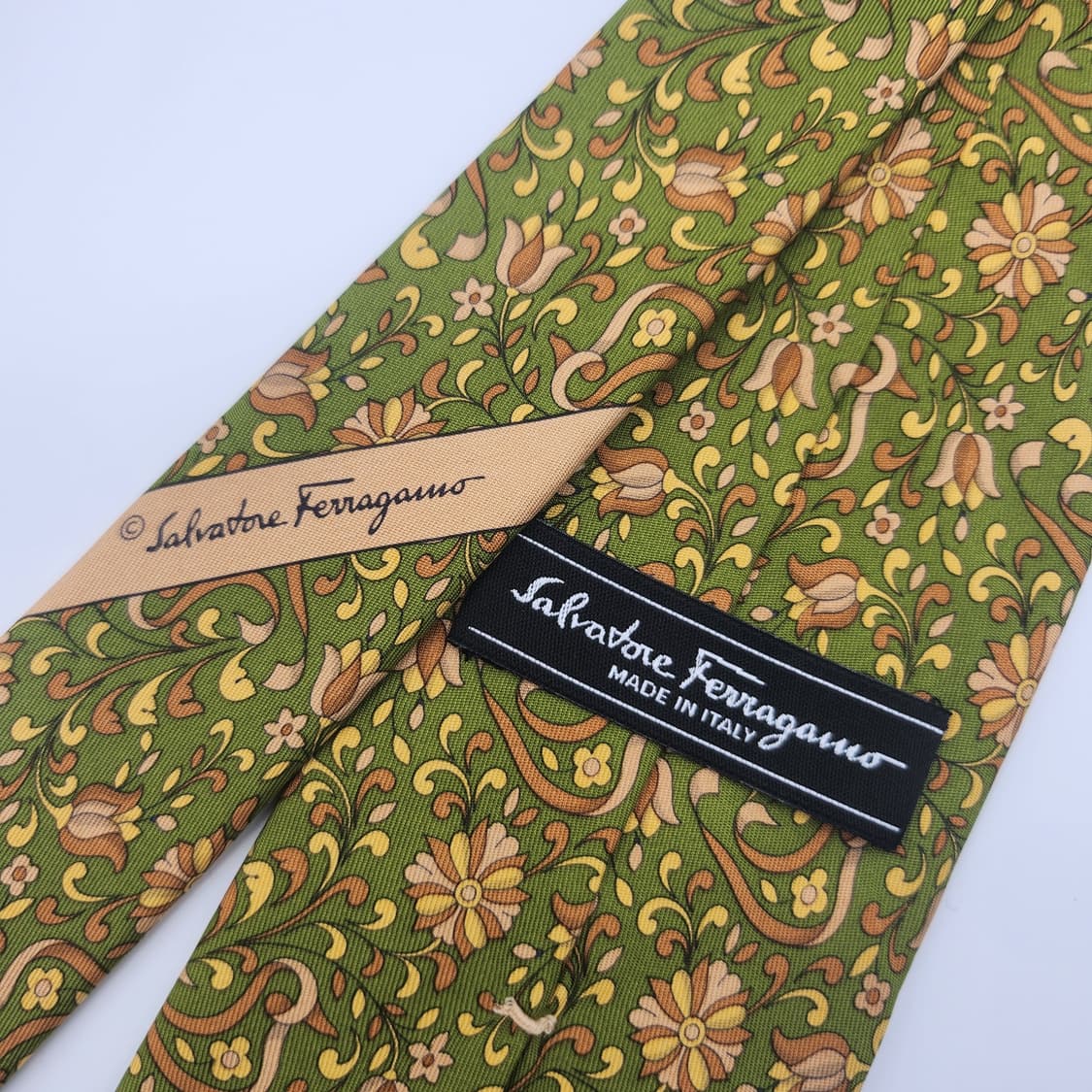 페라가모 실크 넥타이 [JBFCS7338_0542-06] 상품이미지5