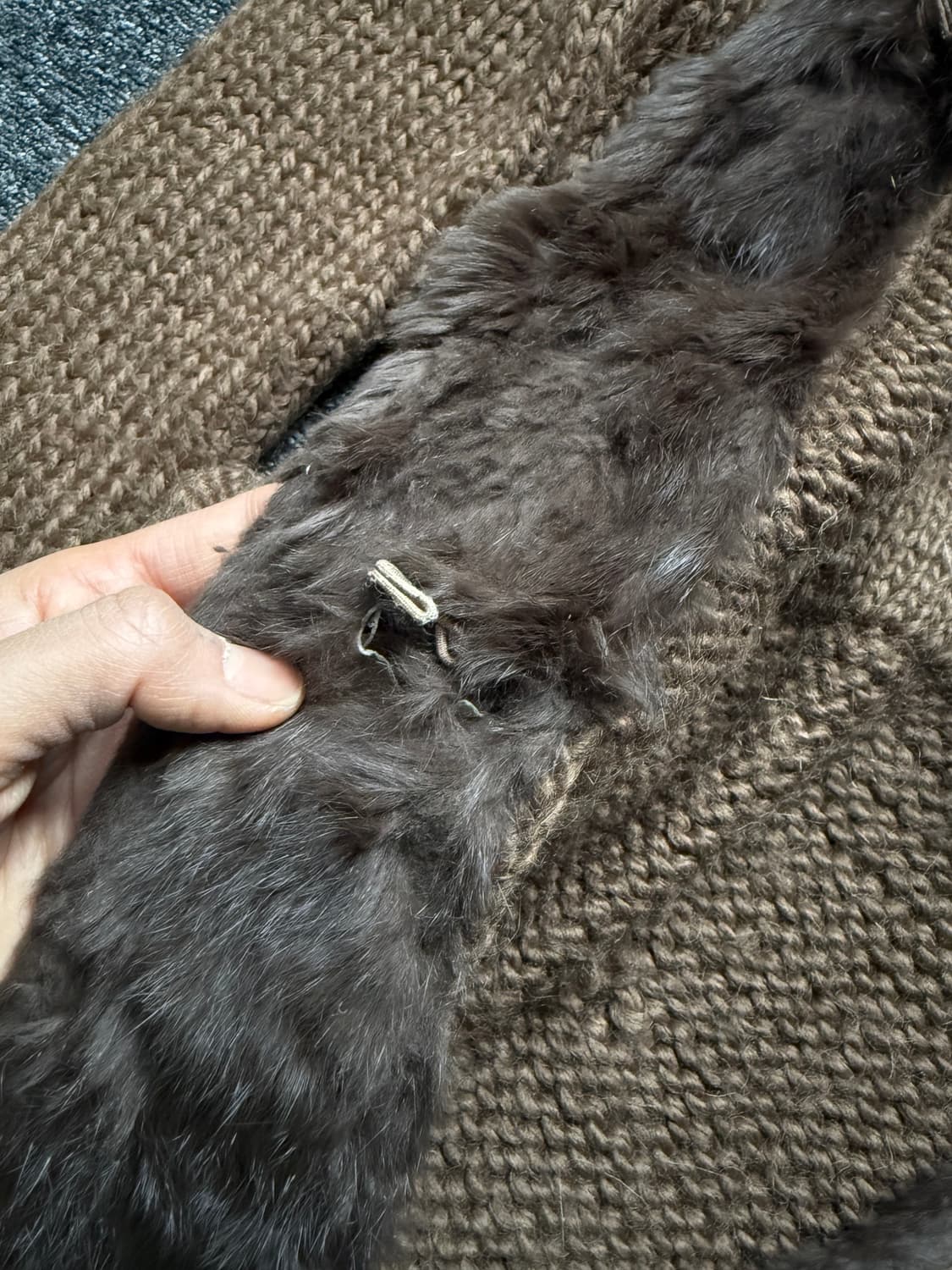 VTG 퍼 트리밍 후드 상품이미지8