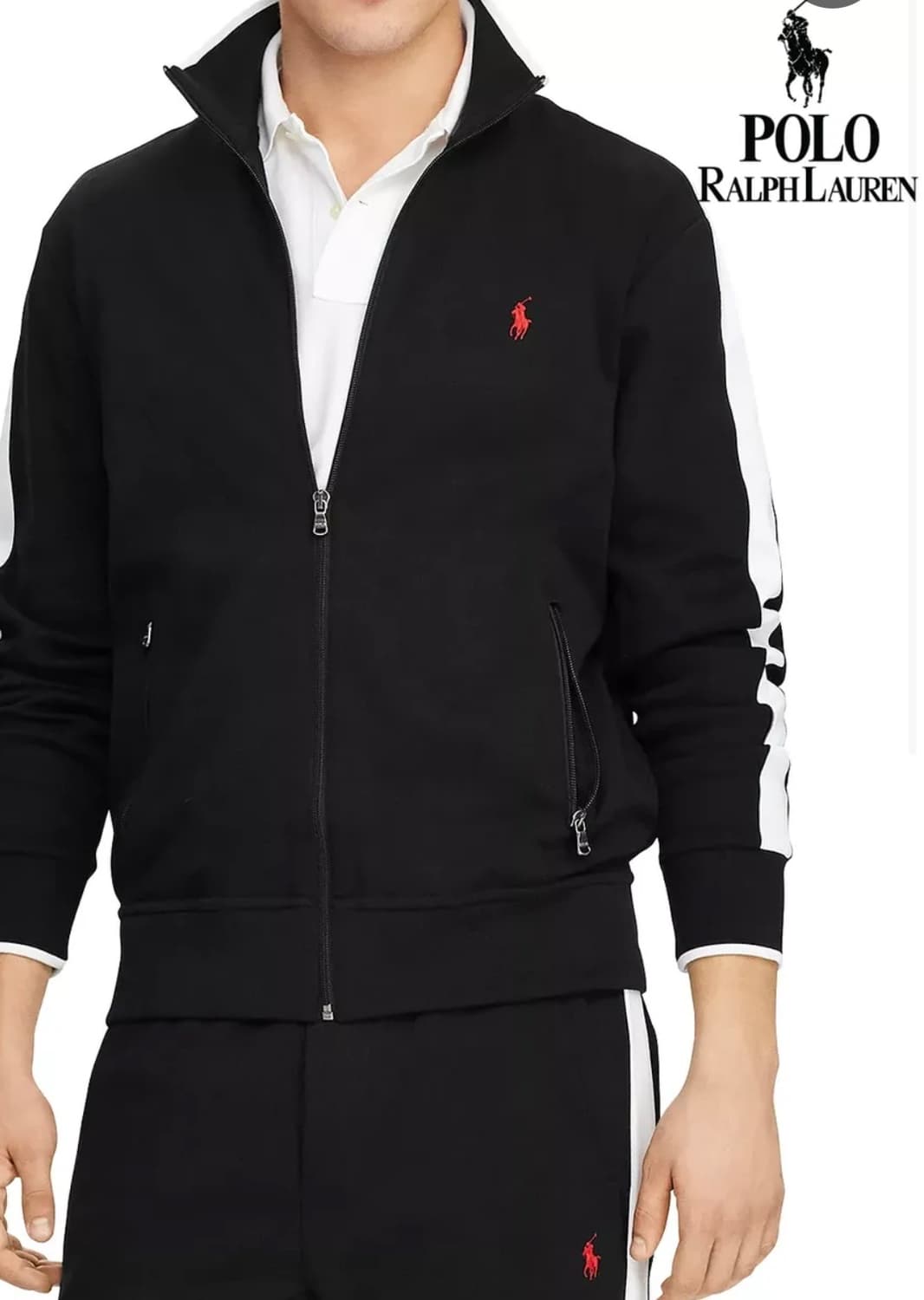 폴로 랄프로렌 블랙 레드포니 트랙 탑 집업 자켓 상품이미지9
