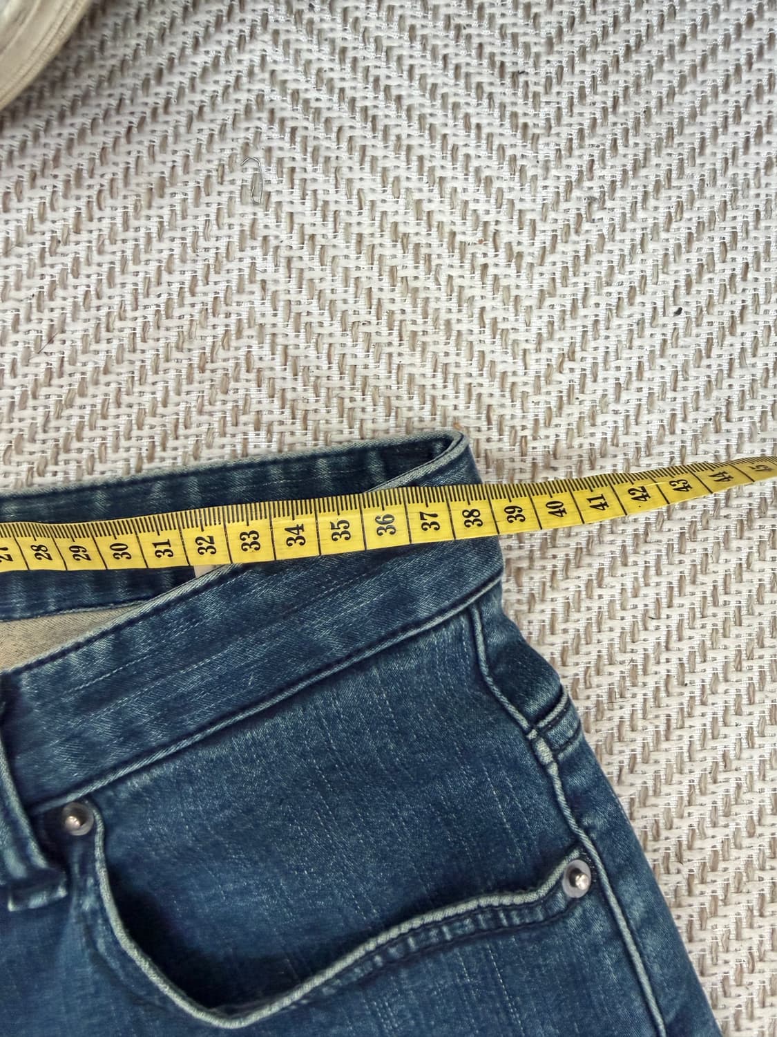 정품) 솔리드옴므 가죽패치 로고 청바지 76(30) 상품이미지8