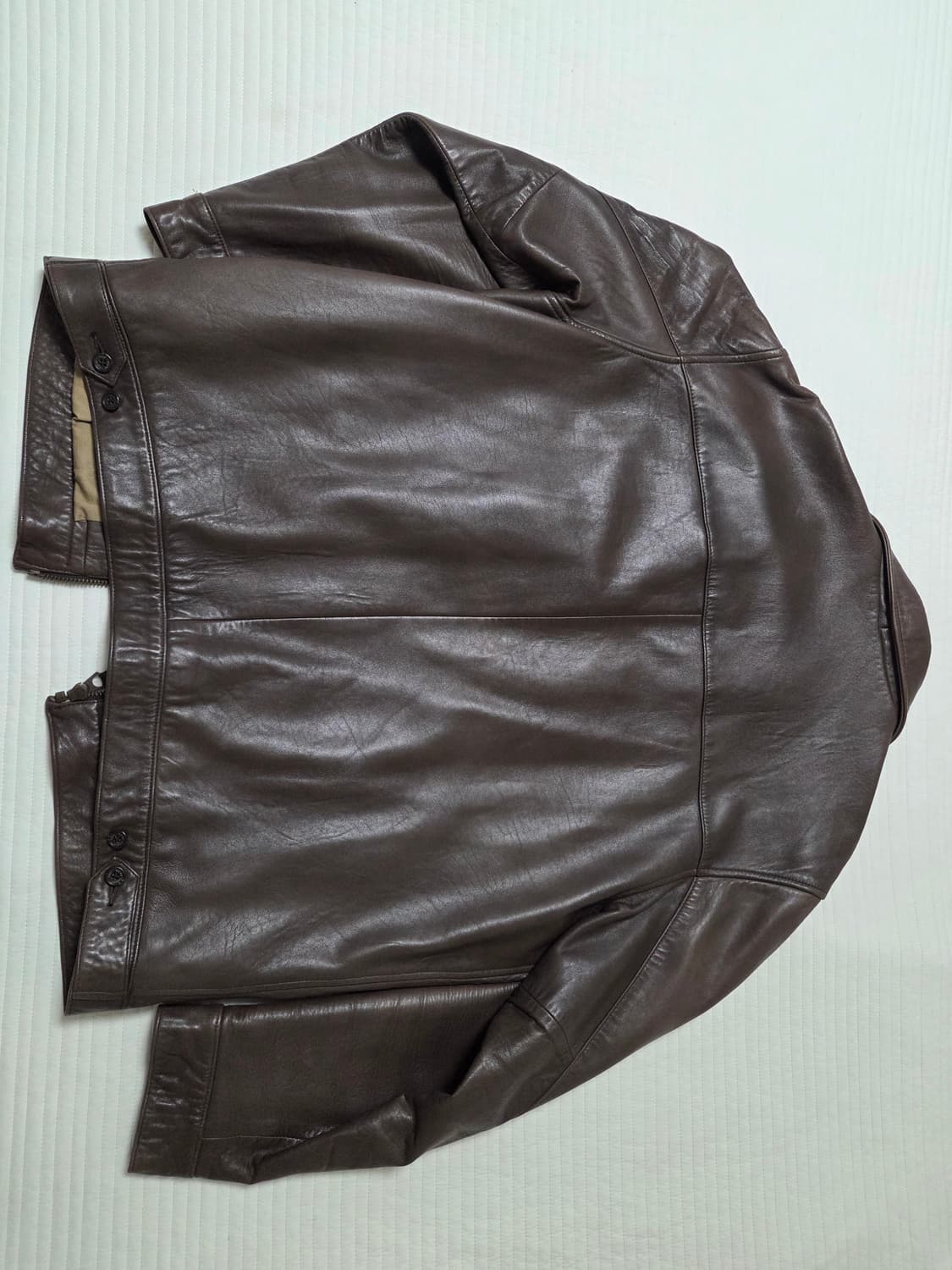 폴로 가죽자켓 브라운L (손종원 실XL정도)  상품이미지3