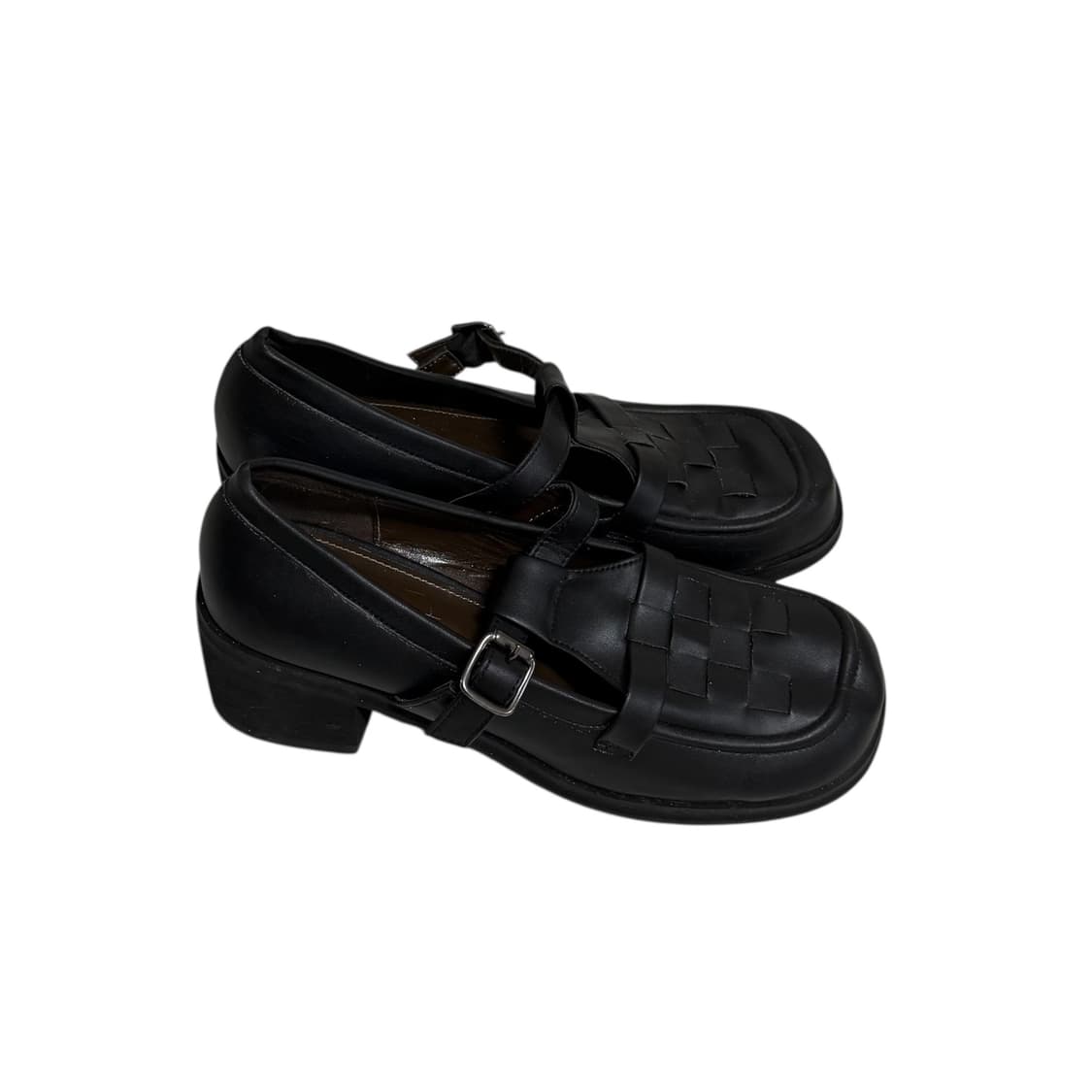 INTENSE 스퀘어 토 위빙 메리 제인 상품이미지5