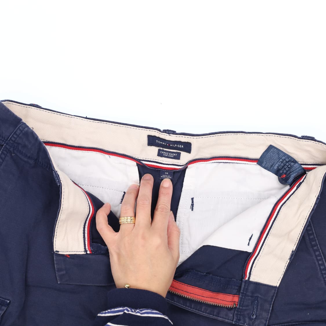 34 타미힐피거 카고 코튼반바지 0316H1 상품이미지4