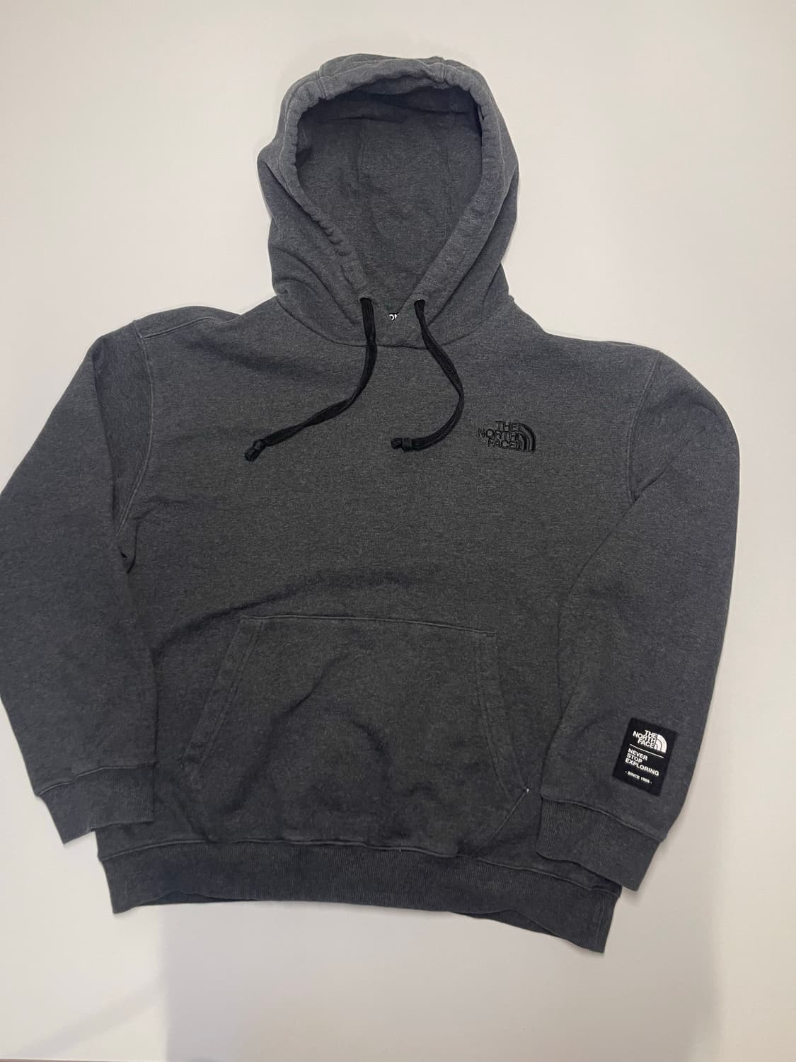 노스페이스 회색 후드티 L(100) 상품이미지4