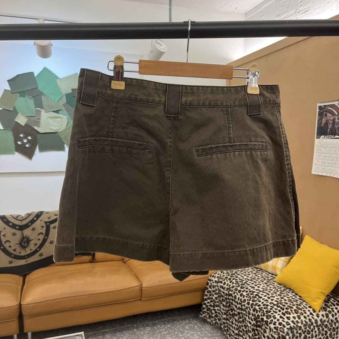 자라 아메카지 컨트리 웨스턴 빈티지 치마바지 반바지 S C10198 상품이미지4