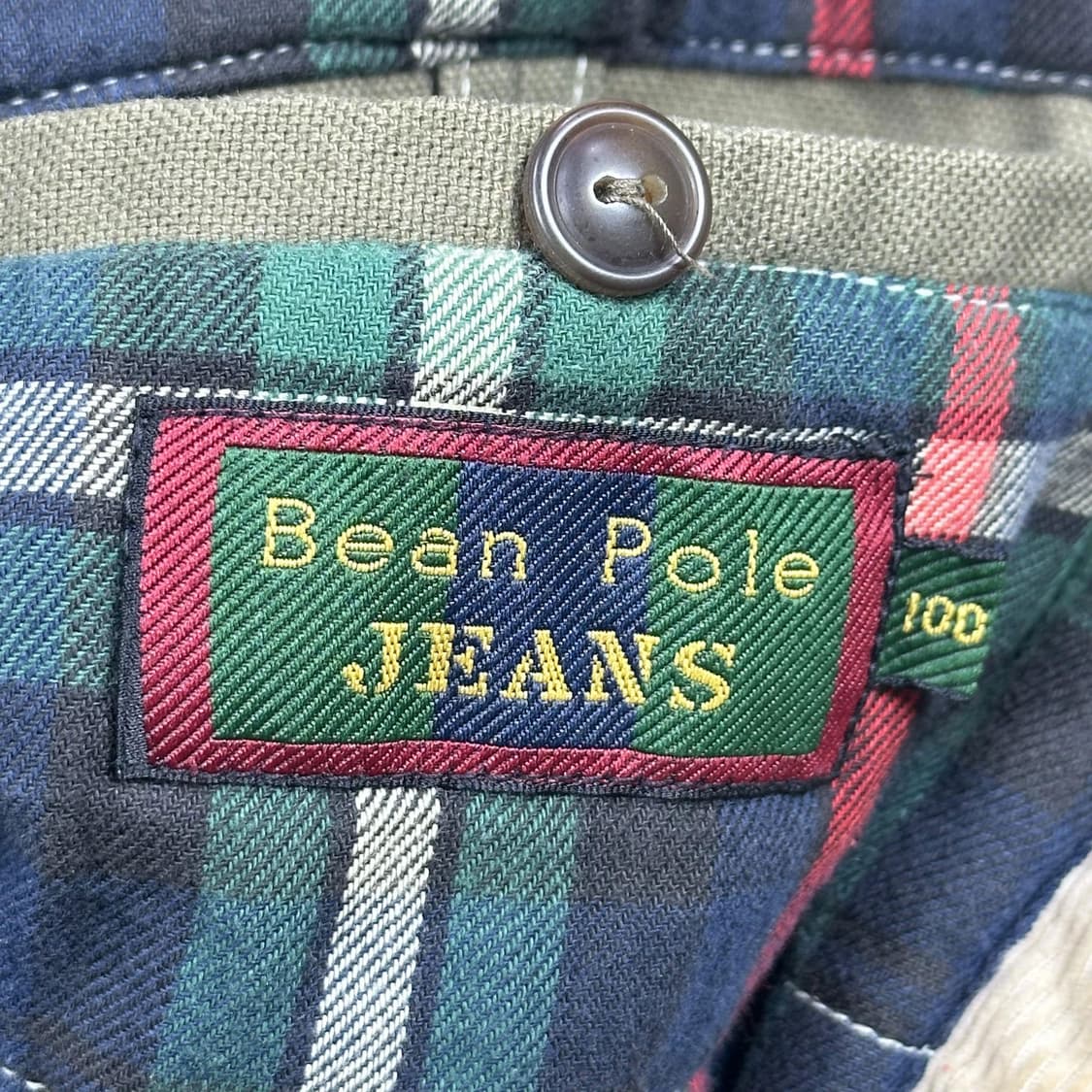 빈폴 진스 카키 배색 헌팅 조끼 베스트 (L) 상품이미지7