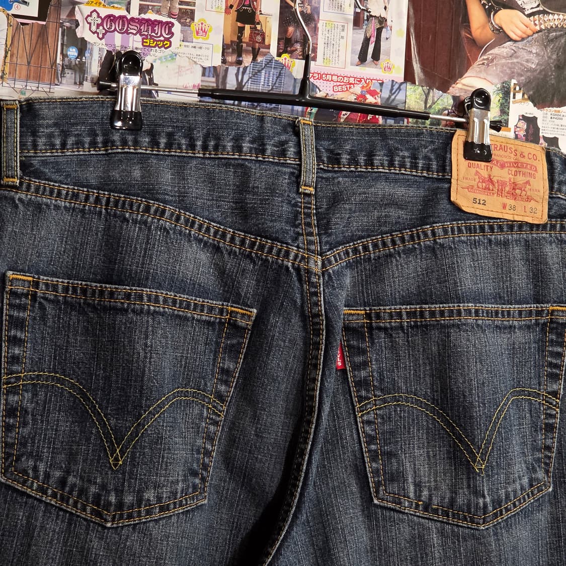 리바이스 512 중청 데님 팬츠 상품이미지3