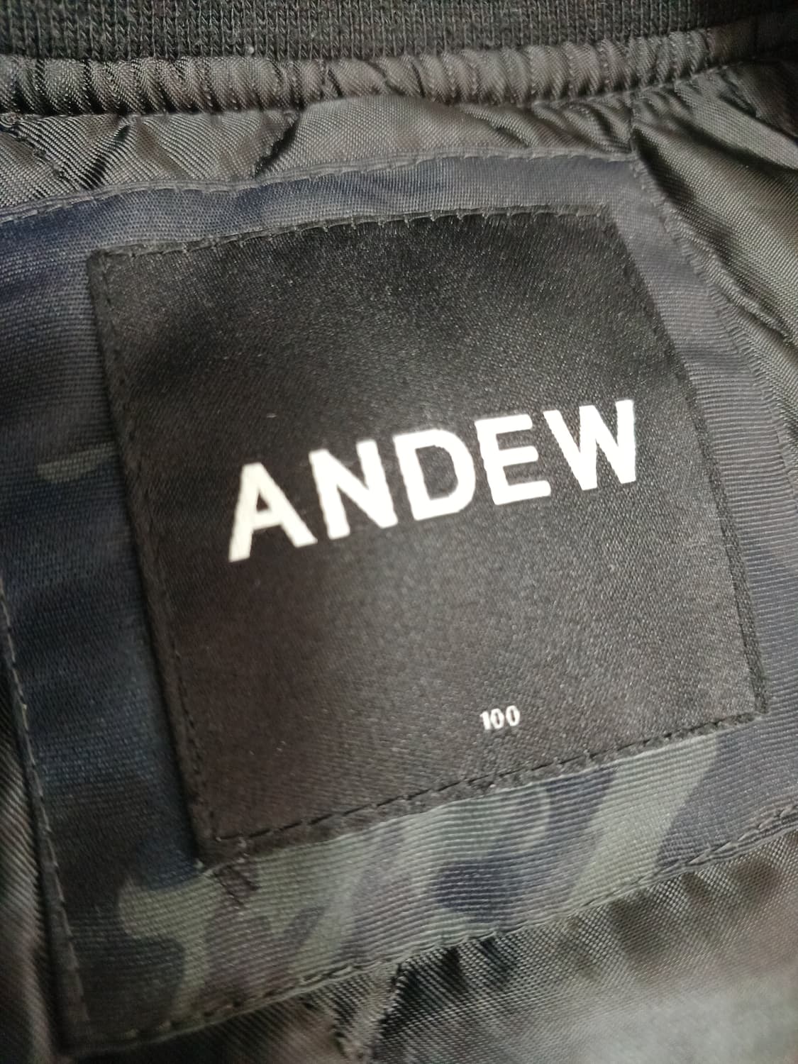 앤드뉴(ANDEW) 카모플라주 블루종 점퍼 100 상품이미지5