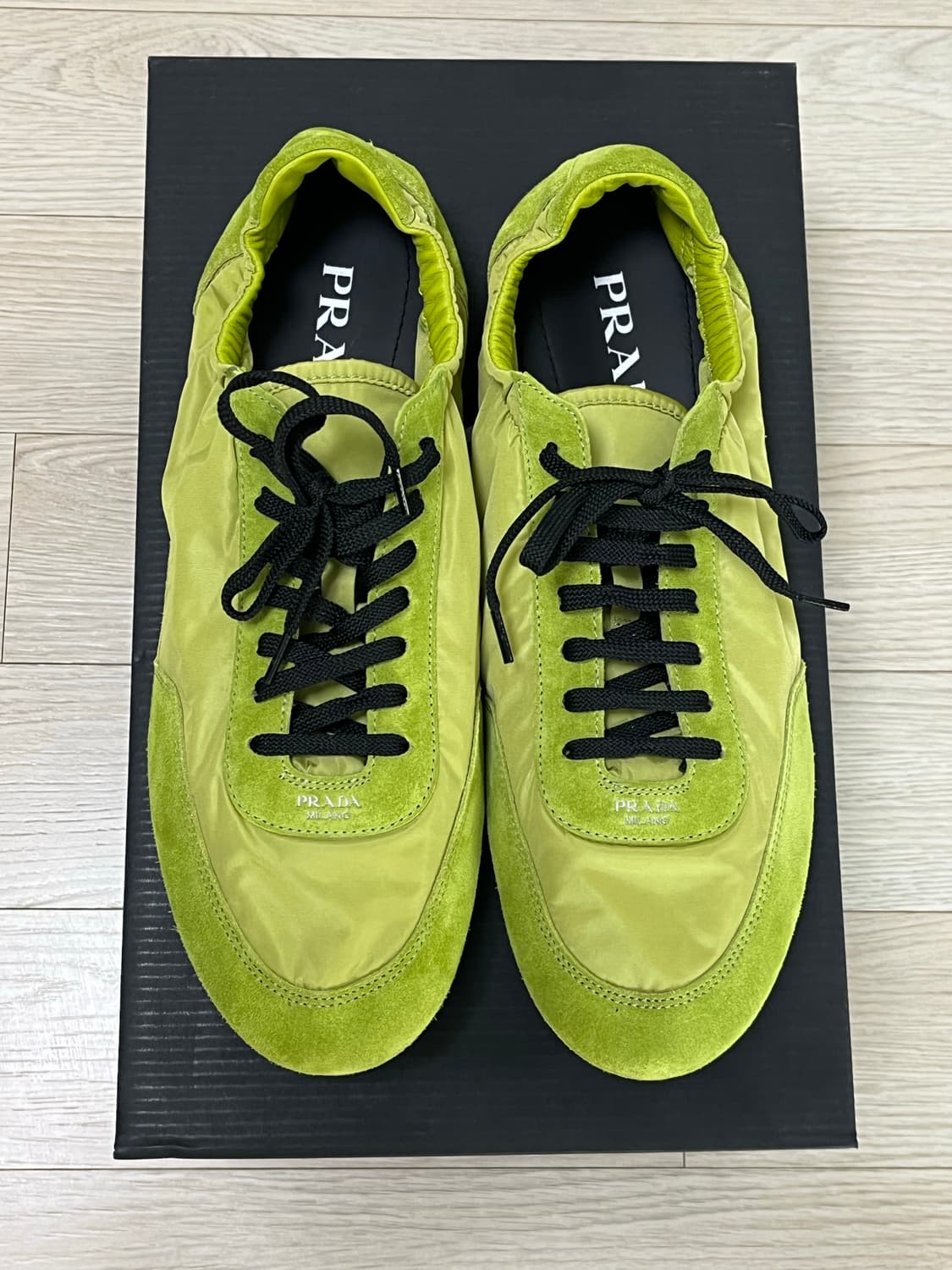 (새상품) 프라다 컬랩스 라임 그린 UK8 상품이미지1