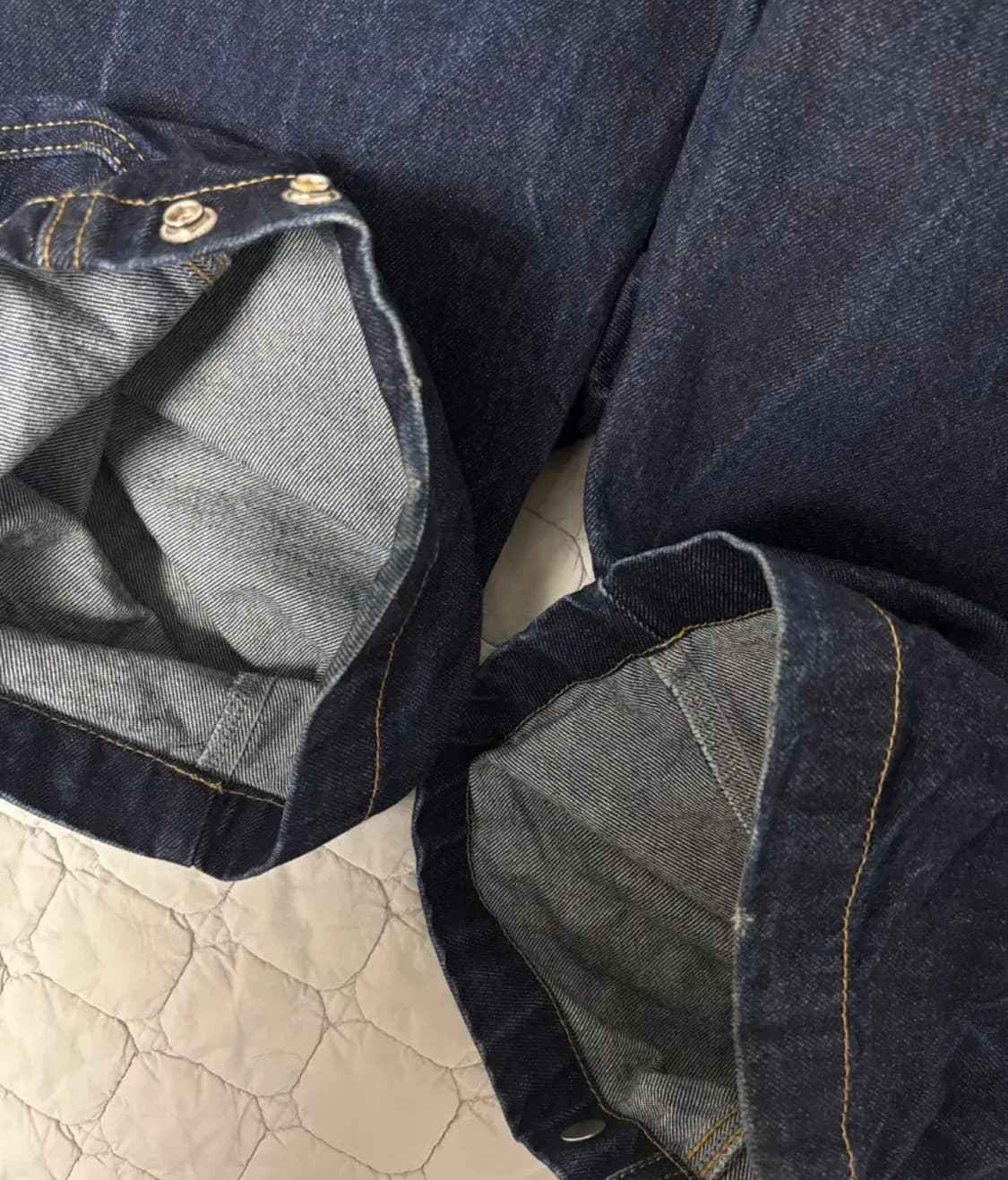 [2] 9999아카이브 더블니 데님팬츠 상품이미지8