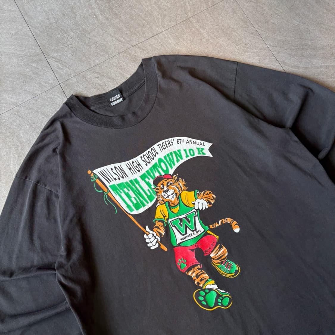 92년 미국 생산 빈티지 블랙 롱슬리브 긴팔티 상품이미지2