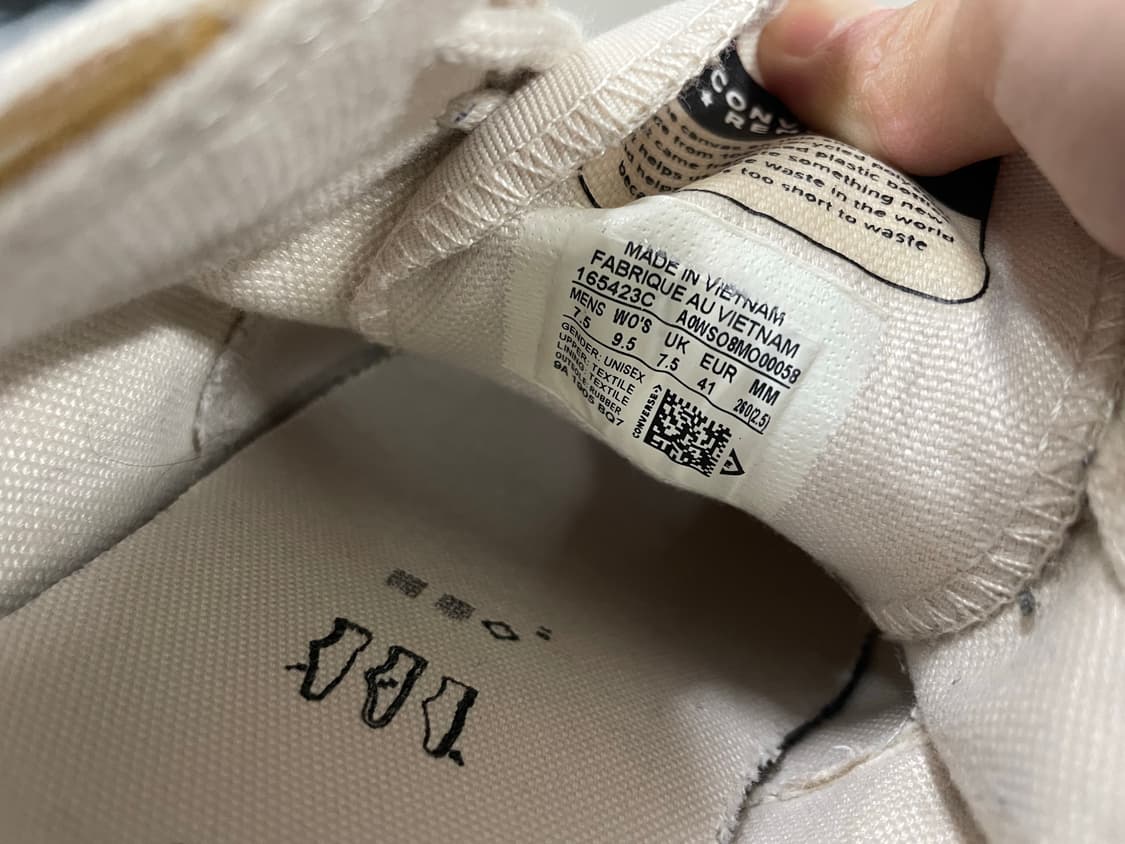 컨버스 척테일러 올스타 70 ox 리뉴 260 상품이미지9