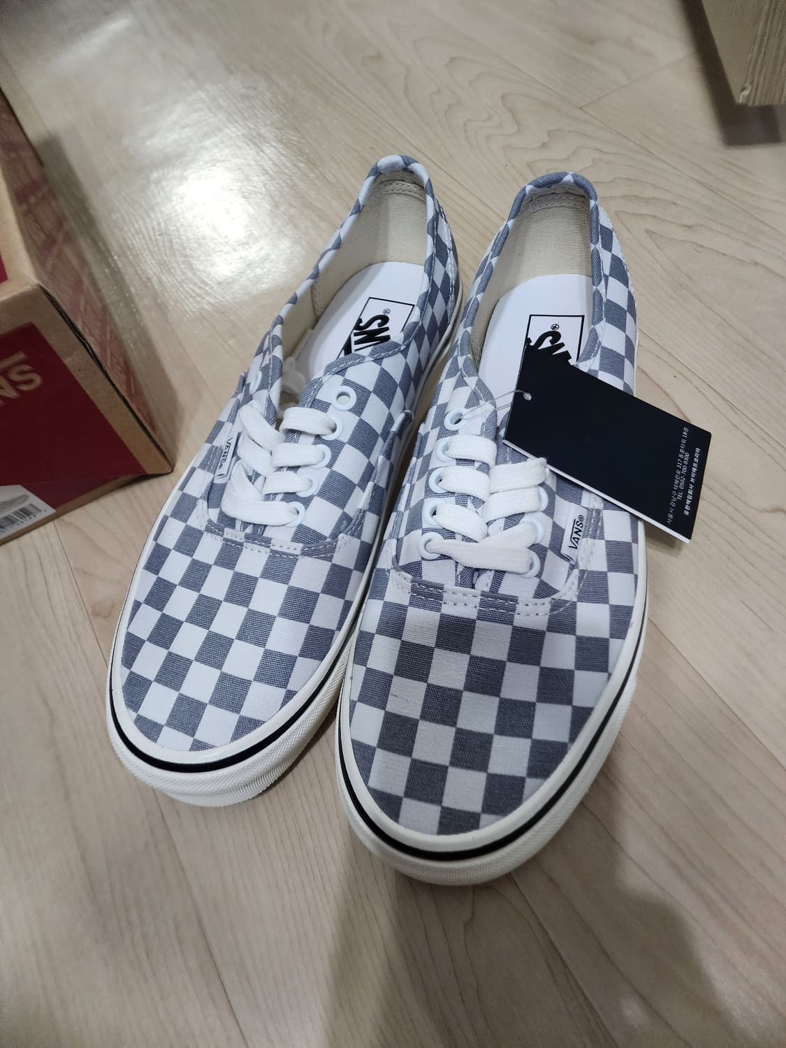 반스어센틱44dx체커보드270사이즈 상품이미지1