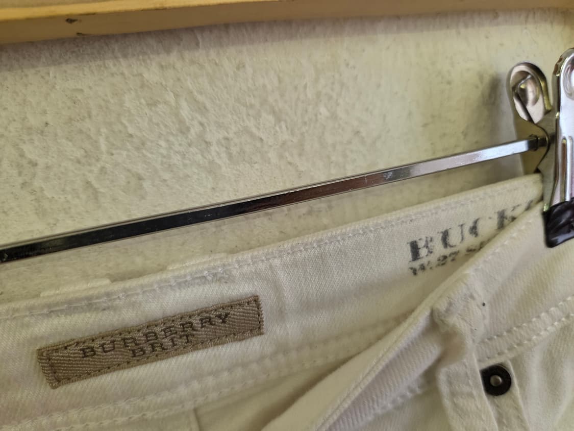 버버리 브릿 스키니진 화이트 상품이미지3