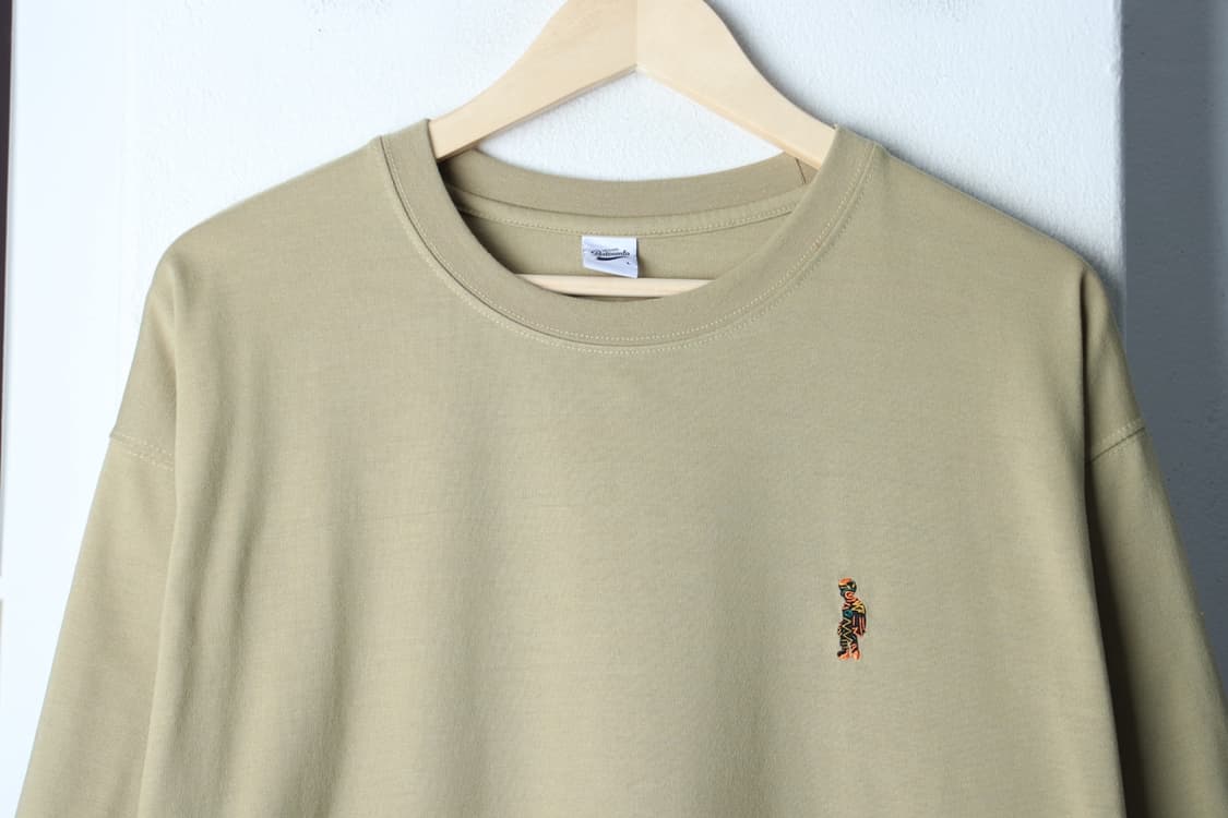 (L-XL) 파르티멘토 반팔 티셔츠 오버핏 베이지 올드스쿨-H32589 상품이미지3