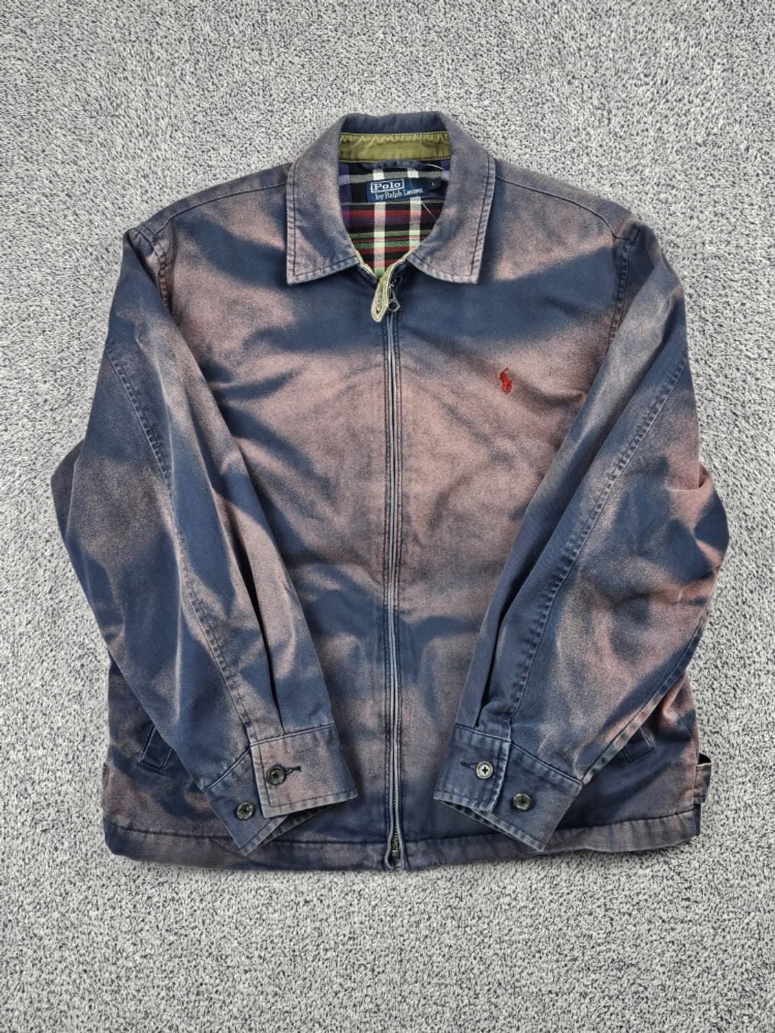 폴로랄프로렌 다잉 워시드 커스텀 블루종 자켓 ( L ) / 10082 상품이미지2