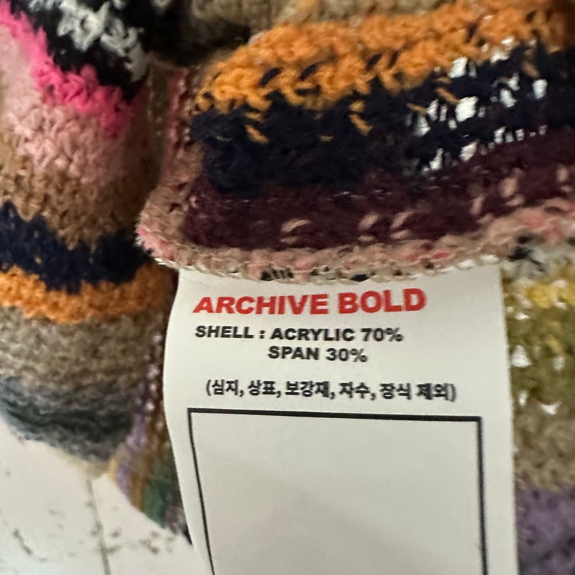 우먼free 아카이브볼드 민소매 니트 상품이미지5