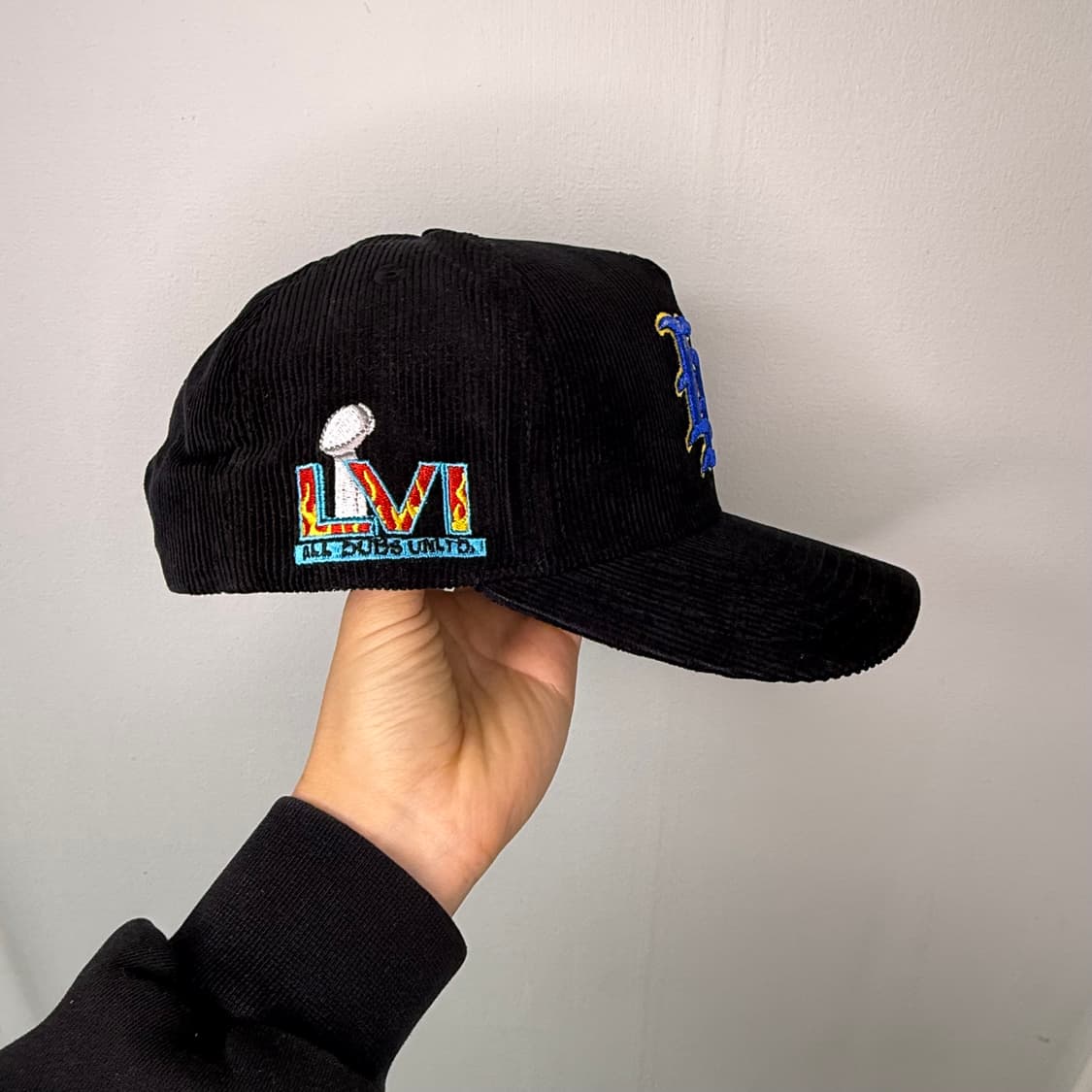 ALL DUBS LA RIVALRY 코듀로이 스냅백 골덴 모자 상품이미지6