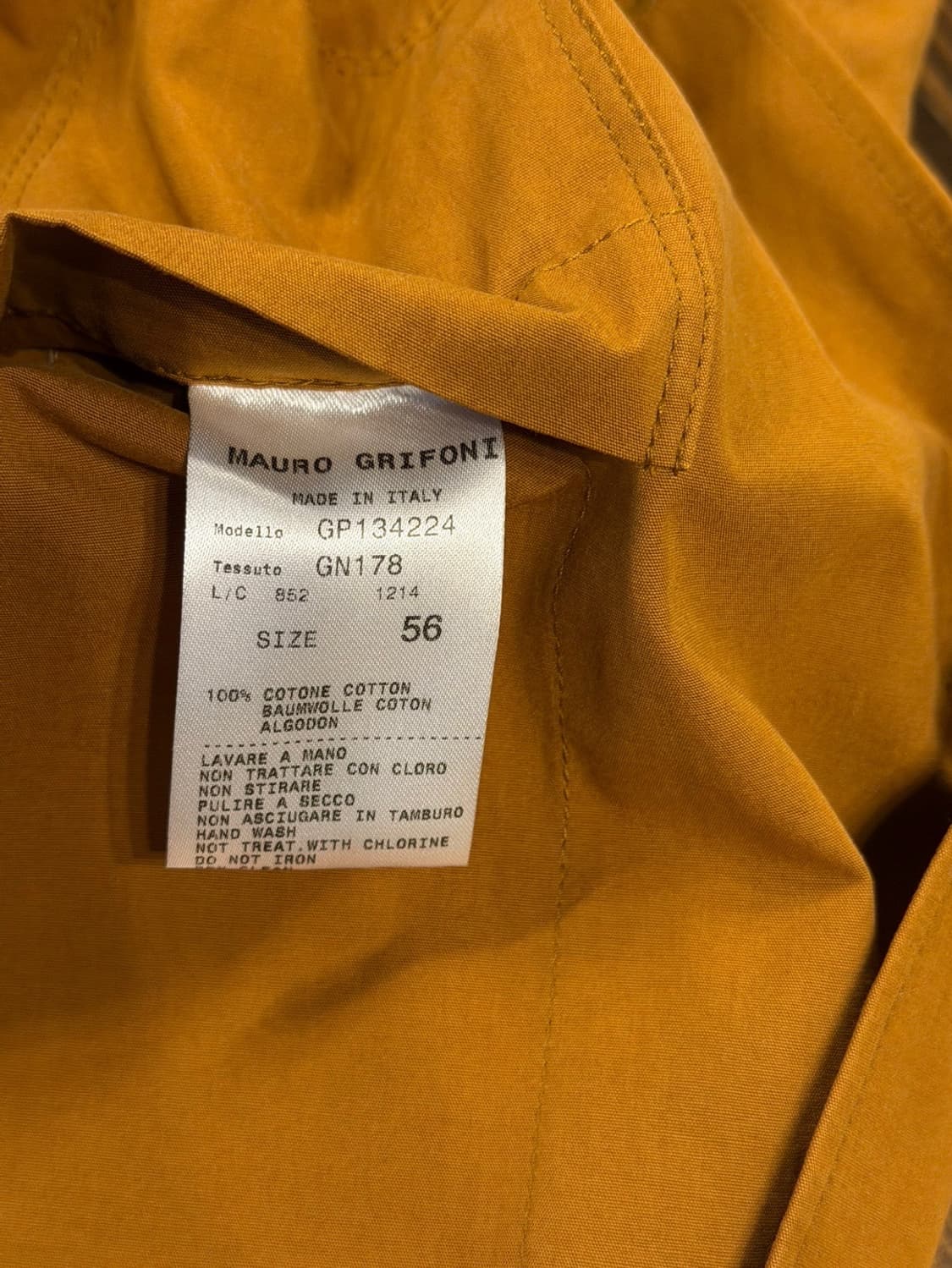 마우로 그리포니 워크자켓 사이즈 105 상품이미지10