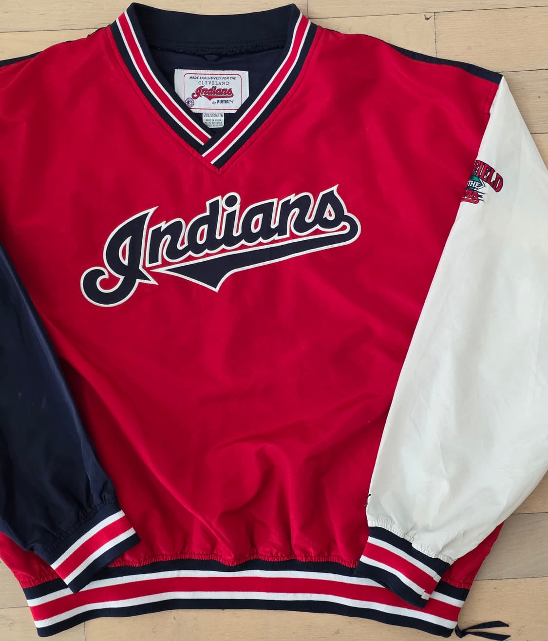 90's 클리브랜드인디언스xPUMA 원업2XL mlb 상품이미지2