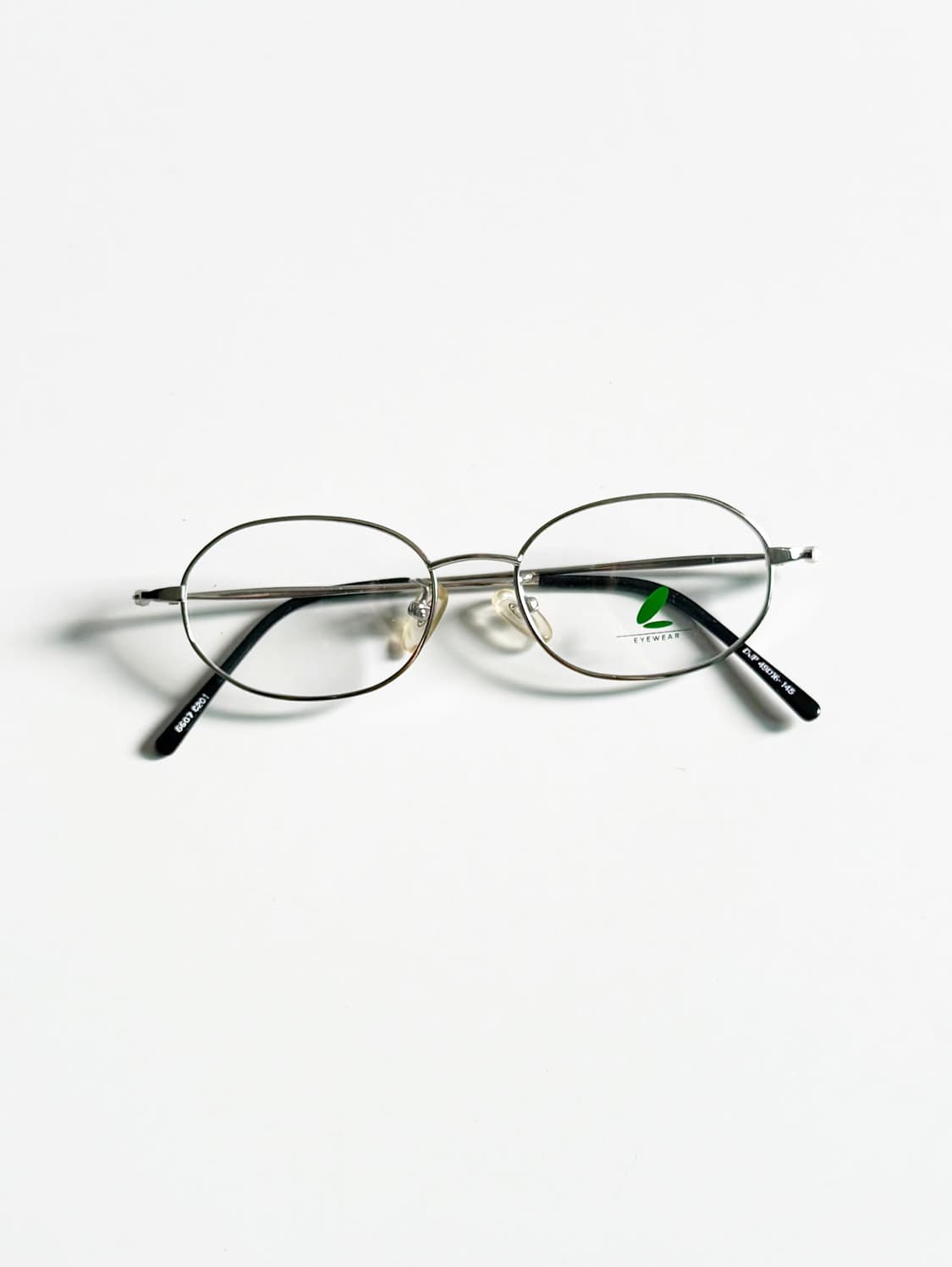 90s DJP 실버 메탈 슬림 오벌 프레임 빈티지 안경 상품이미지1