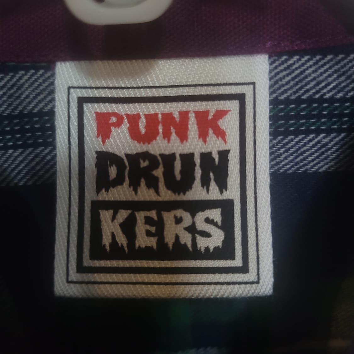 PUNK DRUN KERS 펑크 체크 셔츠 상품이미지4