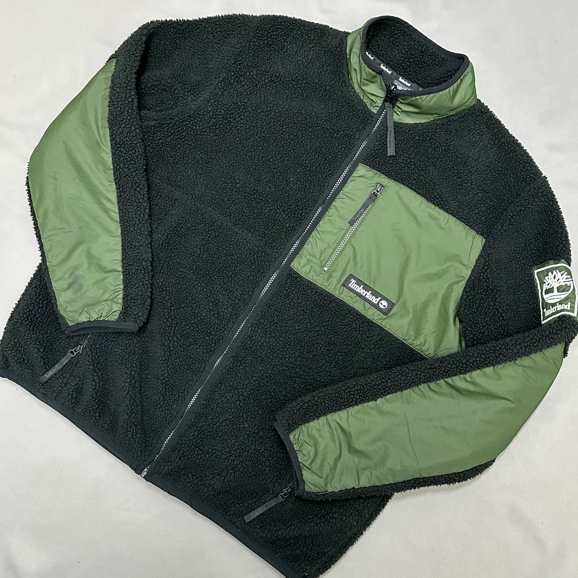 팀버랜드 빈티지 양털 쉐르파 후리스 XL 상품이미지3