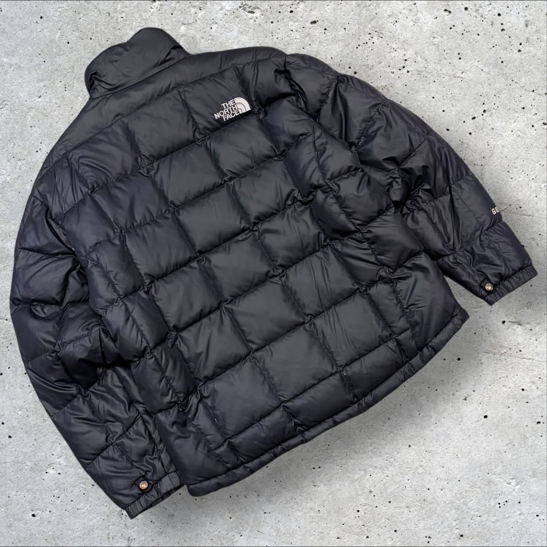 [100] 노스페이스 600다운 퀼팅 블랙 패딩 자켓 C85 상품이미지2