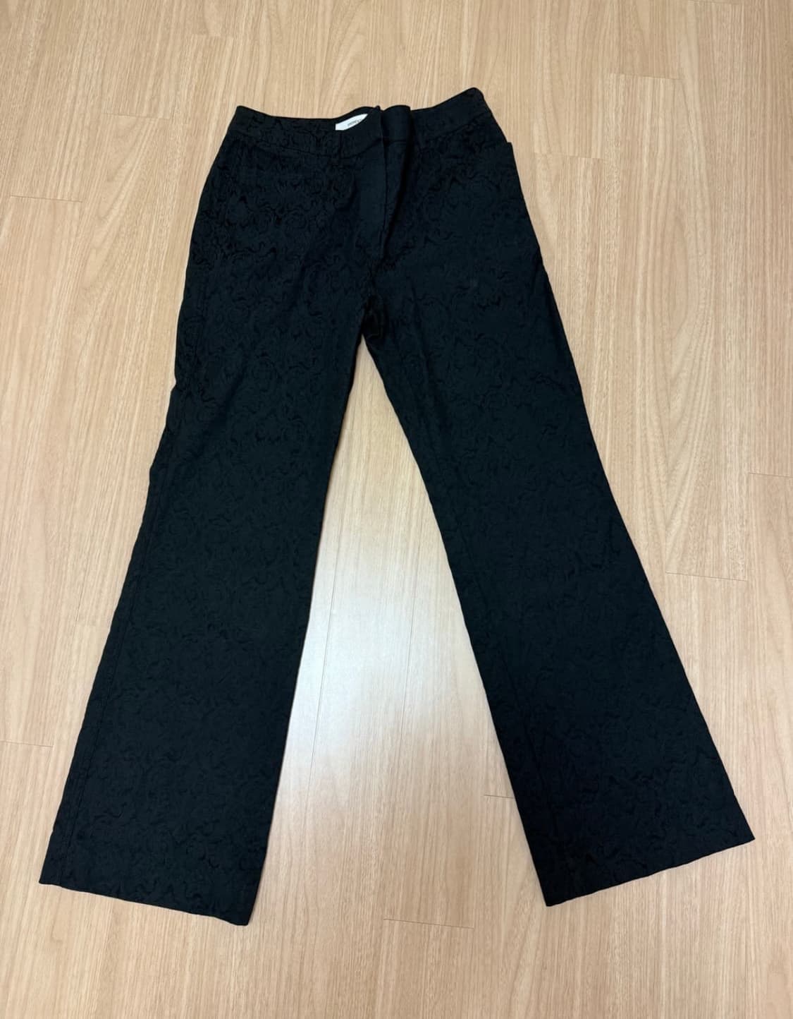 아모멘토 자카드 플레어드 팬츠 상품이미지4