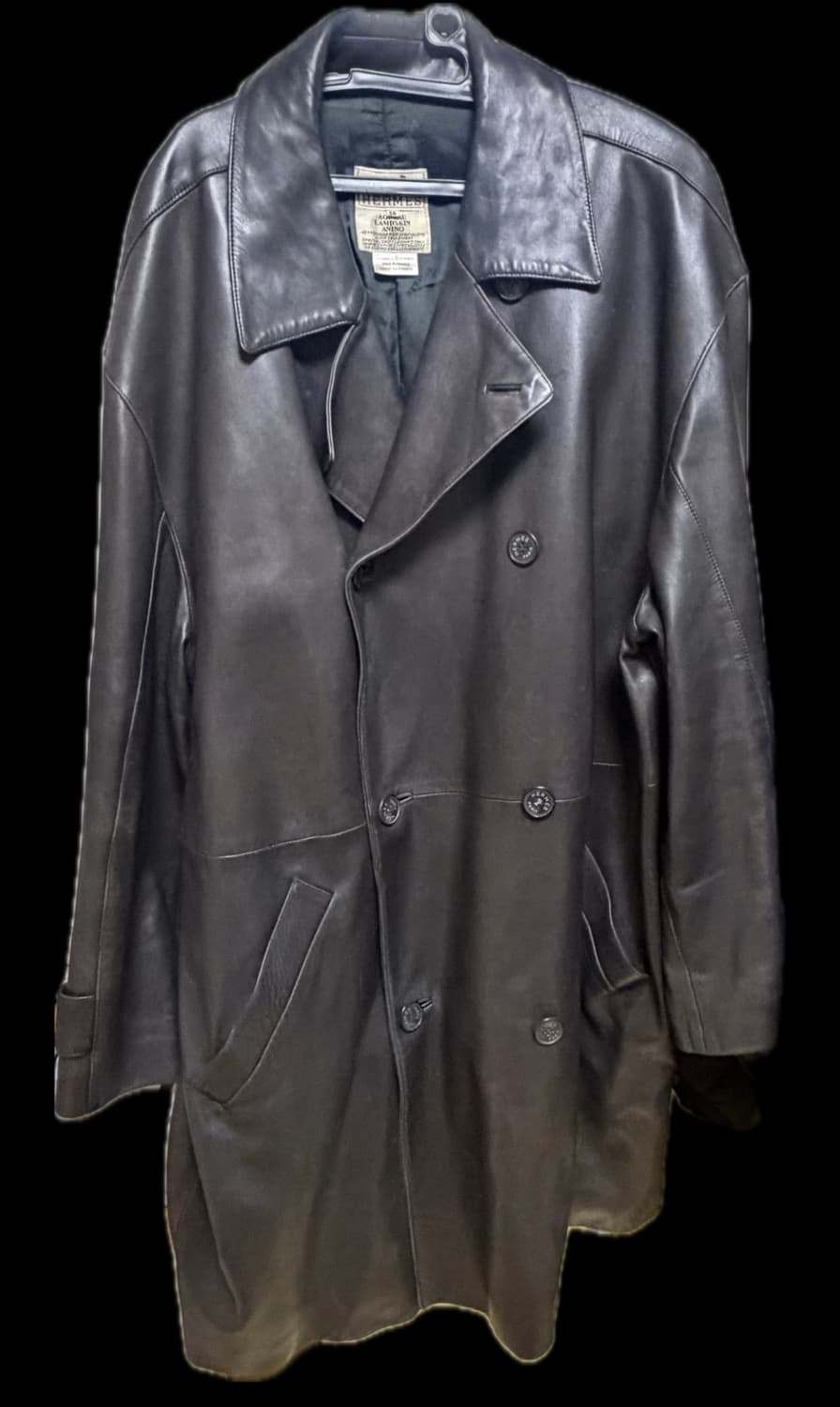 에르메스 가죽 코트 상품이미지1