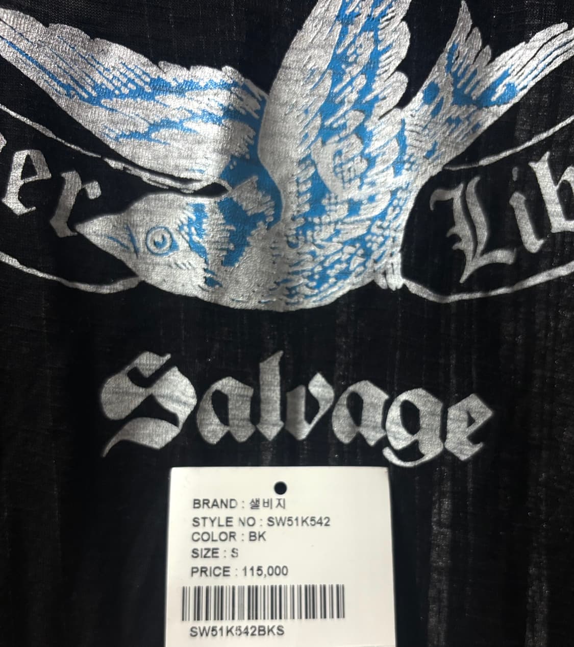 Salvage 반팔 블랙 상품이미지4