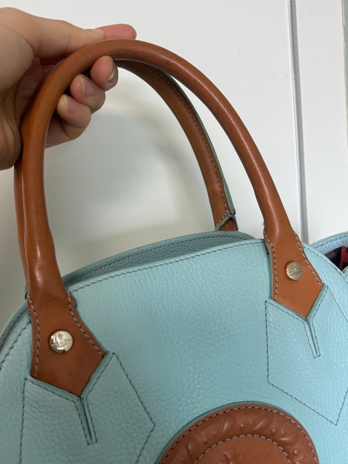 비비안웨스트우드 빈티지 민트 토트백 상품이미지10