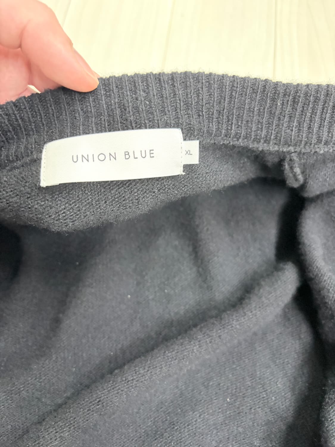 유니온블루 크롭 가디건 상품이미지5