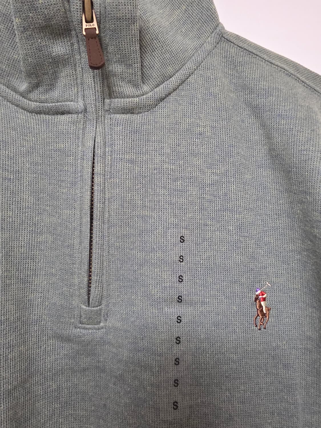 폴로 랄프로렌 하프집업 맨투맨 S 새상품 상품이미지2