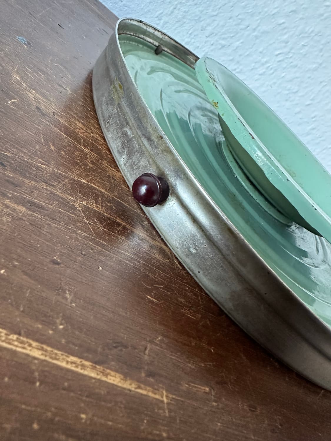 독일)빈티지 초록풀 턴테이블 트레이 상품이미지7