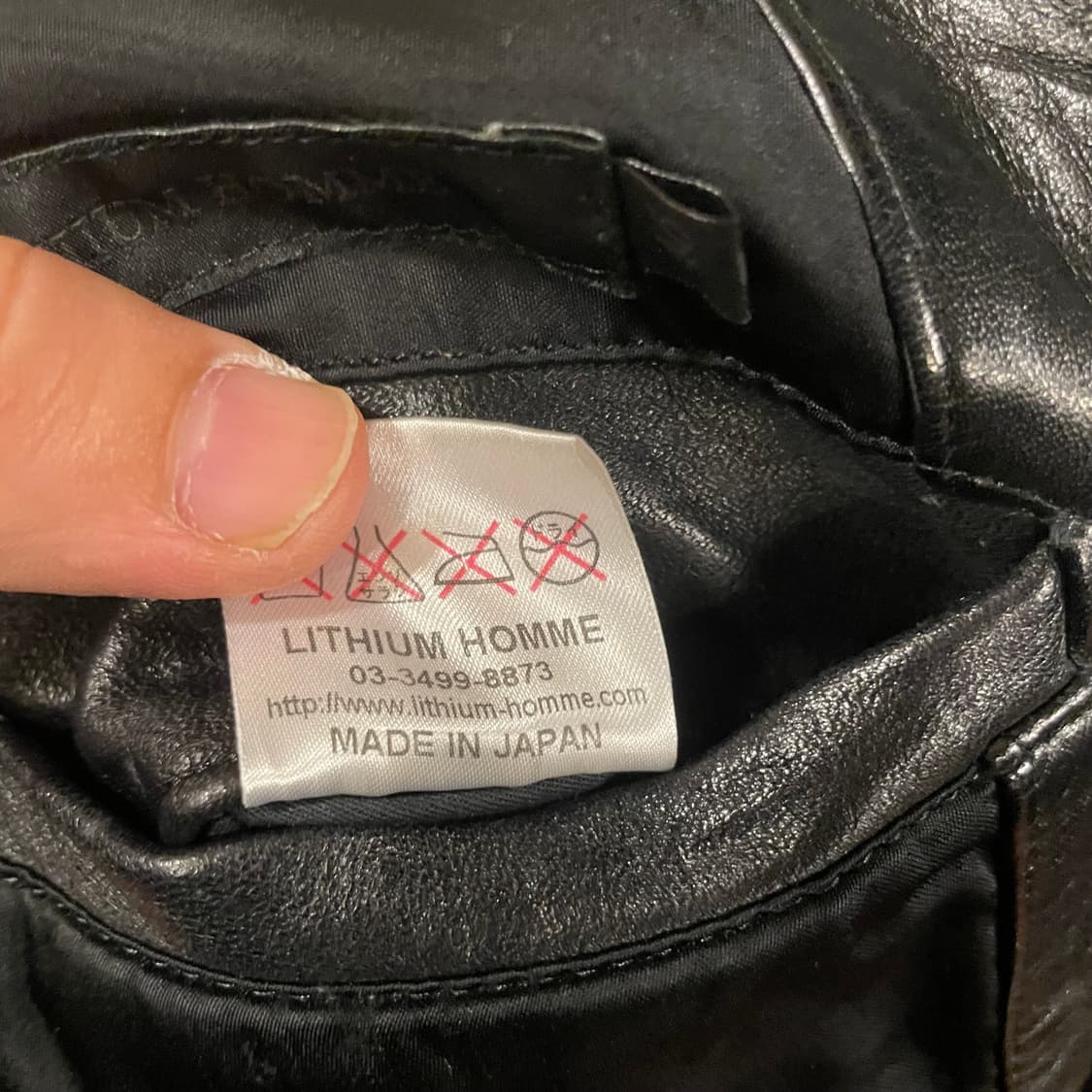 리튬옴므 레더자켓 46 상품이미지6