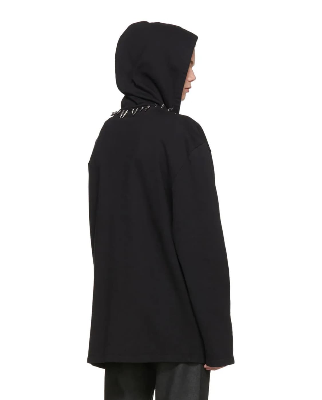 Helmut Lang stud collar hoodie 상품이미지3