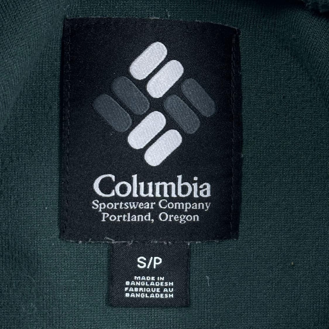 콜롬비아 빈티지 크롭 반집업 후리스 여성S 상품이미지5