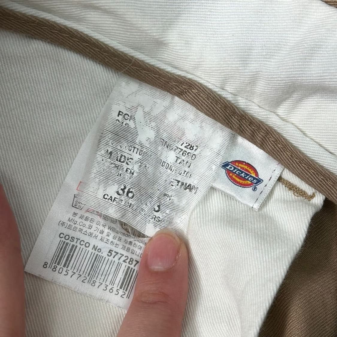 DICKIES 치노팬츠 베이지 36 상품이미지7
